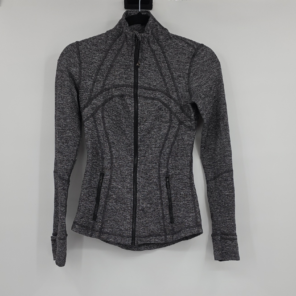 Lululemon Define Grey Heathered Gray Utility Jack… - image 1